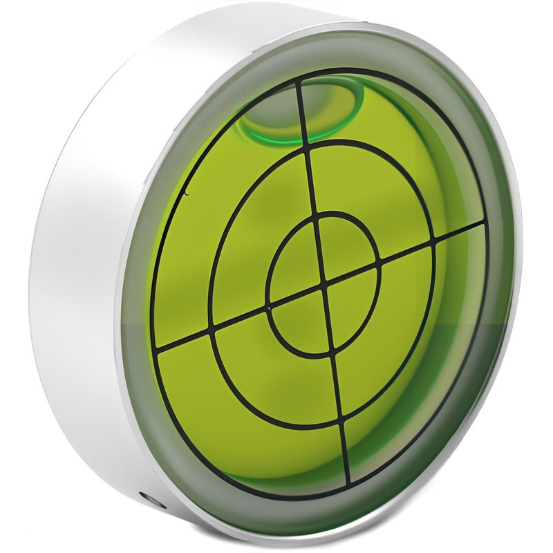 Preamer 1.2" Small Bullseye Bubble Level, Alloy Metal Small Level Bubble Horizontal Rv Leveling Round Bubble Spirit level for Tripod RV Ball Head, High Accuracy 30' /2mm - Image 1